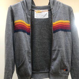 Aviator Nation 5 Stripe Hoodie - Kids size 14.